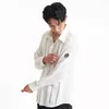 Stage Wear Long Sleeve Design Tops Male Latin Dance Dress For Men Performance Dancewear Cha Samba Rumba NY01 NS001