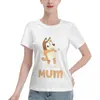 Kvinnors T-skjortor Chilli Heeler Mum Classic T-shirt Vintage Clothes Graphic T-shirts för kvinnor