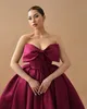 Prom Fashion Bury Abites Bow Knot Neck Gowns Abitali per il tè Lunghezza Red Carpet Special Ocn Party Dress YD