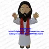 Mascot Costumes Christianity Jesus Christ the Anointed Mascot Costume Adult Cartoon Character Attract Customers Symbolic Ambassador Zx2758