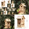 Trädgårdsslangar Bird House Outdoor House For Extern Clearance 2 Drop Delivery Sports Outdoor Outdoor Garden Watering Equipment othrc