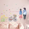 Wall Stickers 1 Warm Hipster Free Decorative College Dormitory Girls Bedroom Background Living Room Sofa Backview