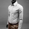 Erkek Elbise Gömlek Uzun Kollu Gömlek Bahar İş Markası Renk Ofisi 17 7B0345