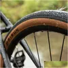 バイクタイヤArisun 700x40Cタイヤ42622 28INCH 60TPI TRALALIGHT BROWN EDGE GRAVEL XC MTB STEEL WIRED 700X3235384045C 240113ドロップ配信DHHCO