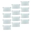 Cortinas 12 Pcs 89mm Branco Vertical Cego Fundo Vertical Guias Cegas Sem Corrente Slat Louver Pesos para Slats Cortinas Cortina Reparação Spare