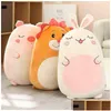 Poupées en peluche P Squish Oreiller Jouet Animal Kawaii Dinosaure Lion Doux Grand Coussin En Peluche Cadeau De Saint Valentin Pour Enfants Fille Livraison Directe Jouet Dhaby