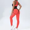 Conjuntos ativos femininos terno para fitness malha ginásio roupas femininas transparente esporte leggings conjunto 2024 duas peças roupas de treino roxo