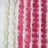 Hårtillbehör 1Y/LOT CHIFFON Frayed Flower Trim för DIY Crafting Baby Girls Dress Clothes Sy Home Decorations