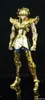 Anime mangá reabastecimento clube de metal mc ex leo aioria modelo saint seiya armadura de metal pano mito ouro figura de ação yq240315