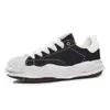 Vente en gros Designer Sole Dissolve Toile Chaussures Lavé Style MMY Hommes Chaussures Occasionnelles Mihara Femmes Baskets Vintage À Lacets Yasuhiro Noir Blanc Solide Hommes Sneaker 84