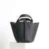 Shop-designed Bags Are Sold Cheaply Togo Head Cowhide Basket 2024 New Fashion Soft Bucket Bag with Handle