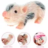 Pig Dolls Toy Set Mini Silicone Piglet Accessory Soft Life Life Life Reborn Born Animal Doll Gift for Kids 240304