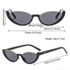 Occhiali da sole firmati firmati da uomo occhiali da sole costa da uomo Occhiali da sole Cat Eye piccoli Trendy Vintage Shades Eyewear Occhiali da sole da ciclismo alla moda Halfframe Sun Gla