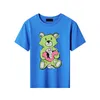 Ari Designers Kids T-shirts pojkar flickor korta ärmar baby tecknad tryck ren bomull t shirt barn sommar tees kid topps 10 färger essskids cxd2403151-6