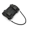 Shoulder Bags Vintage Brand Rivet Designer Messenger Bag Women Crossbdoy Fashion Skull Punk Ladies Trendy Flap Handbags