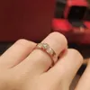 anello per donna designer per uomo innamorati diamante placcato oro 18 carati T0P qualità altissima qualità moda lusso stile classico regali premium 002
