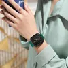 Vendita di orologi da polso da uomo in silicone con bagliore notturno sportivo in stile minimalista