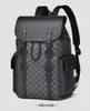 Leisure travel men's backpack office computer bag Backpack High quality black buckle large capacity business bag