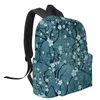 Sac à dos arbre fleur bourgeon abstrait vague d'eau étudiant sacs d'école ordinateur portable personnalisé pour hommes femmes femme voyage Mochila