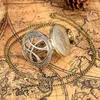 Pocket Watches Creative Retro Watch Souvenir Hollow Eye-Shaped Pendant Quartz Clock Chain/FOB Antik Timepiece Gifts For Men