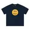 Men and women the same smiley face T-shirt letter-printed house couple spring/summer base designer style clip pure cotton loose short sleeve