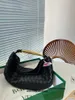 Designer Botegs V Luxus-Handtasche aus Rindsleder, gewebt, kleine Damentasche, Metallgriff, klassische Henkeltasche, Modetrend, Sardinen-Damentasche