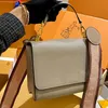 Mais recente estilo torção bolsa de ombro designer de luxo ampla alça têxtil bordada bolsa alça superior vintage graça casual crossbody bolsa de hardware dourado