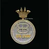 Sier Custom Moissanite Biżuteria Mężczyźni Hip Hop Money Tor