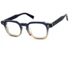 Sunglasses Frames 8mm Acetate 527 Designer Brand Japanese Eyeglasses Square Tortoise Multicolor Glasses For Ladies