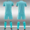 23-24 Club Light Plate Football Suit Barn och vuxen Anpassad kort ärm Training Sports School Uniform Printing