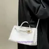 Высококачественная оригинальная кожаная сумка через плечо Bottgss Ventss Andiamo на продажу, осенне-зимняя новая металлическая сумка из ткани с настоящим логотипом нишевого дизайна