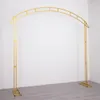 Party Backdrops Deco Metal Gold Frame Stand Flower Decoration Flower Arch Backdrop Wedding Arch for Wedding Decoration Supplies