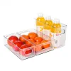 Банки для еды, прозрачные контейнеры для хранения на холодильнике, органайзер для овощей и фруктов, прозрачный контейнер для холодильника, кухонные напитки 230627 LL