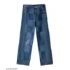 Mens Designer Jeans Classic Nigo Purple Jeanstassel Damaged Denim Hole Pants Slim Fit