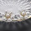 Kolczyki perłowe wokół małych koralików ryżowych ręcznie robione ślubne wesele Prom Akcesorie biżuteria do włosów 240311