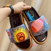 Highlights flat sandals designer luxury slippers summer fashion style beach seaside style slippers for men and women