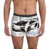 Sous-vêtements de luxe Sports Car Sous-vêtements Dessins Sketch Style Hommes Shorts Slips Boxer doux Trenky Douanes Oversize