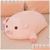 Pluche poppen P 40/50/60/80Cm Squish Varken Gevulde Pop Liggend Piggy Speelgoed Dier Zachte Taart Kussen Kinderen Baby Troostend Cadeau 22040 D Dhd01