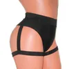 Damesslipjes Dames Pure kleur Pole Booty Bottoms Brutale broek voor Twerk Exotische shorts met hoge taille