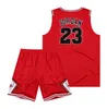 Bulls 23 # embroidered jersey red black white tank top breathable basketball suit sports men