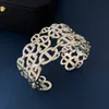 Designer di gioielli faandole Bracciale largo oro bracciale Sier Donne uomini matrimoni per coppie marchio San Valentino regalo con scatola di qualità originale