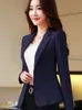 Классические укороченные блейзеры для женщин, пиджак, корейская мода, однобортный костюм Offie Laydy, пальто, приталенный винтажный рабочий топ 240229