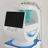 Smart Ice Blue 7 in 1 Water Hydra Zuurstof Diamant Dermabrasie Gezichtsmachine met huidanalysesysteem