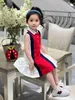 Marka Kızlar Elbiseler Çok Renkli Bir Ekleme Çocuklar Etek Prenses Elbise Beden 100-160 Cm Çocuk Tasarımcı Kıyafetleri Bebek Kavacı Frock 24Mar