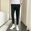 Men's Suits Autumn Slim Fit For Business And Leisure Pants With Thickened Drop Feeling Small Feet Western Suit 5610