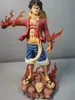 Actiespeelfiguren One Piece Anime Figuur Luffy LX Strohoed Nieuwe Vierde Keizer Actiefiguren Standbeeld Model Pop Kerst Speelgoed Geschenk Pvc