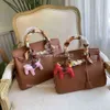 2024 Farbmuster Tasche Damen Ledertaschen Tote Kuh Frauen Handtasche Große Kapazität Lychee Handtaschen Hochwertige Abendtaschen 35 cm MejwQLJD IS3O LB68 Taschen 62QR