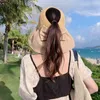 Chapeaux à large bord Protection UV Chapeau de seau Femmes Casquette de plage portable Respirant Pare-soleil extérieur