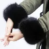 1 Pair Prezenty dla kobiet sztuczne mankiet mankiet Pluszowe kostiumy nadgarstka na nogę podgrzewszy ramię elastyczne furry imprezowe rękaw zimowa jesień1266c