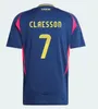 Svezia 2024 maglia calcistica Ibrahimovic 2025 Scade nazionale svedese 24 25 kit per bambini camicia da calcio set a casa giallo via blu navy femminile da uomo da uomo Larsson Forsberg